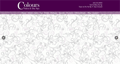 Desktop Screenshot of colourssalon.com
